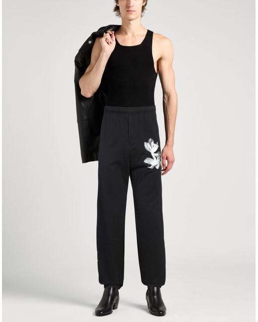 Y-3 Black Pants for men