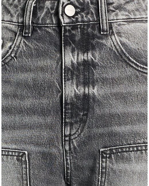 ICON DENIM Gray Jeans Cotton