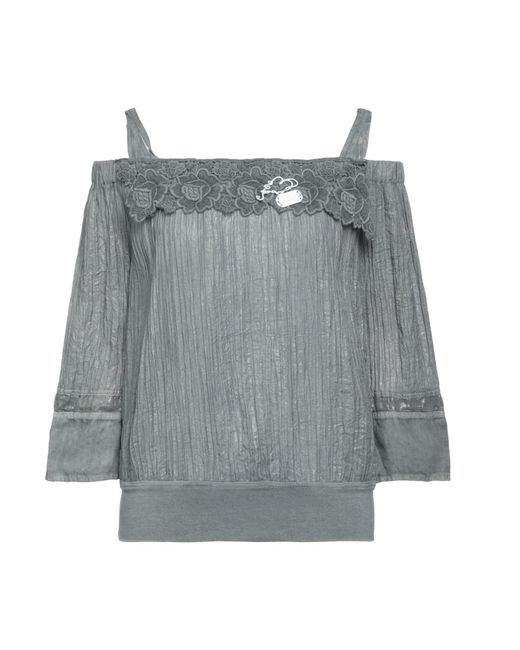 ELISA CAVALETTI by DANIELA DALLAVALLE Gray Top