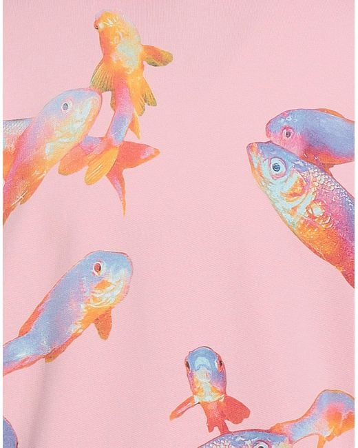 Sandro Pink Sweatshirt Cotton, Elastane for men