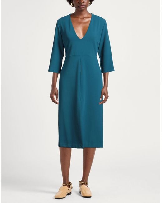 Ottod'Ame Blue Midi Dress