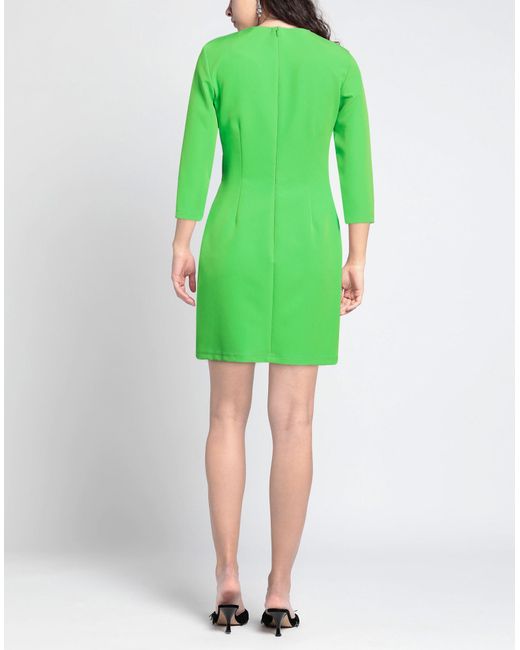 Just Cavalli Green Mini-Kleid