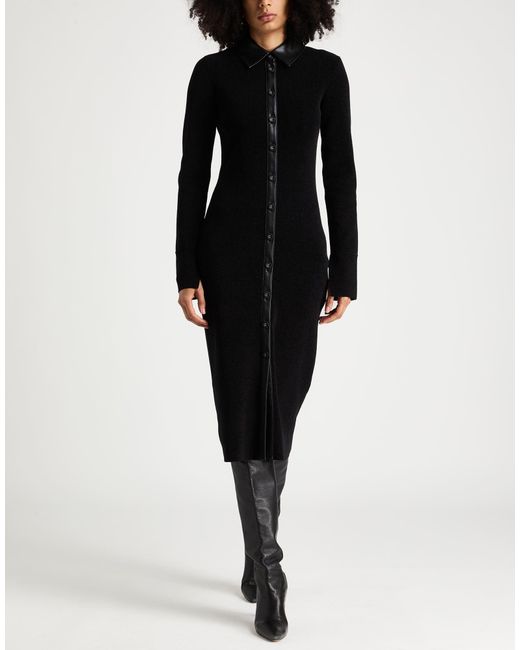 Patrizia Pepe Black Midi Dresses