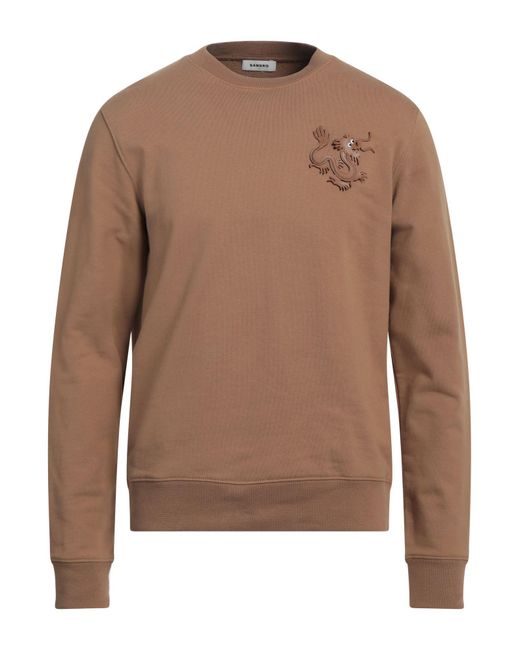 Felpa di Sandro in Brown da Uomo