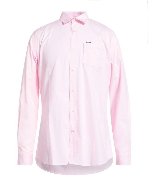 Camisa Barbour de hombre de color Pink