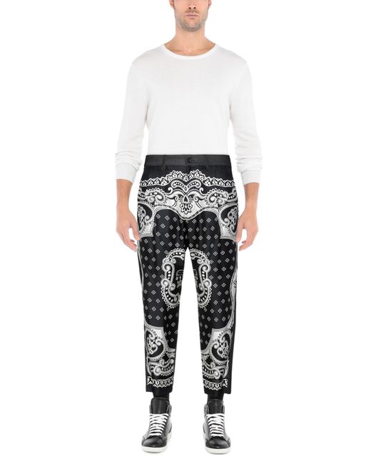 Dolce & Gabbana Black Trouser for men