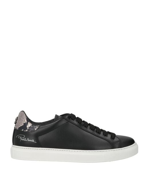 Roberto Cavalli Black Trainers for men