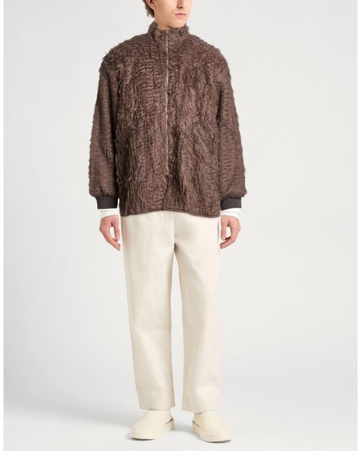 Needles Brown Shearling & Teddy for men