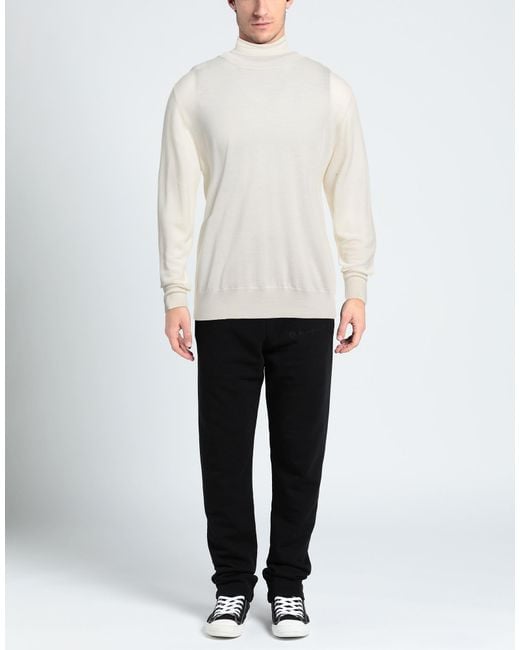 Jil Sander White Turtleneck for men