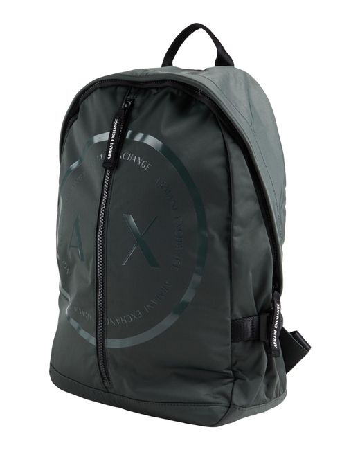 ARMANI EXCHANGE Black Backpack Polyester for men