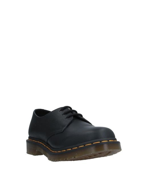 Dr. Martens Black Lace-Up Shoes Leather