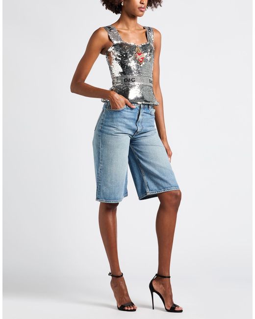 Dolce & Gabbana Gray Top