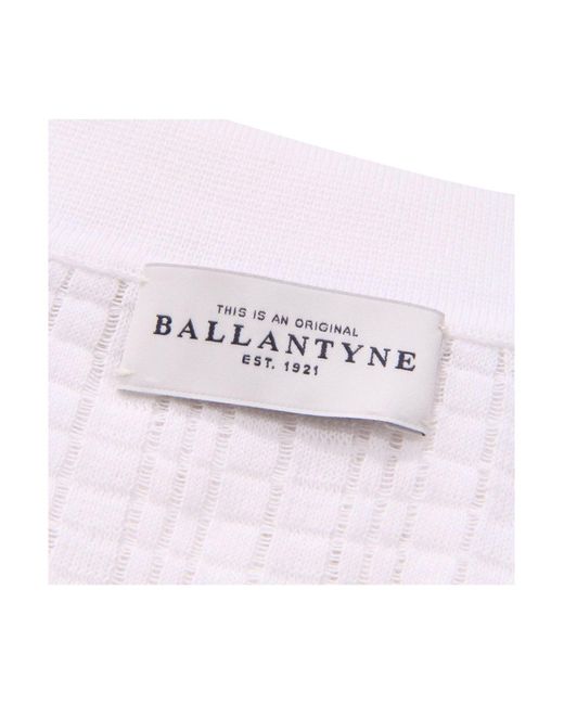 Polo Ballantyne pour homme en coloris White