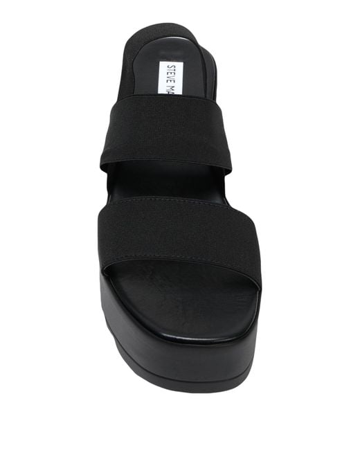 Steve Madden Black Sandals