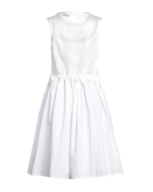 Moncler White Midi Dress