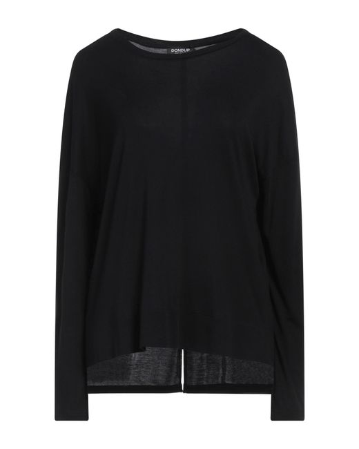 Dondup Black T-Shirt Modal, Silk