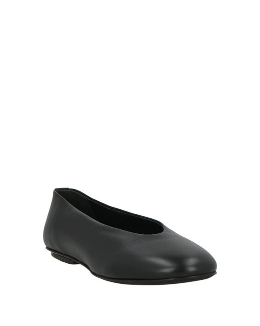 Sergio Rossi Black Ballet Flats Leather