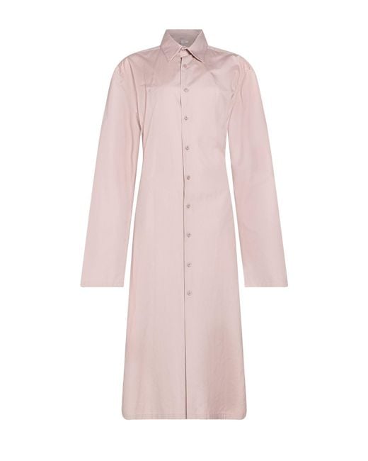 Rier Pink Midi Dress Cotton