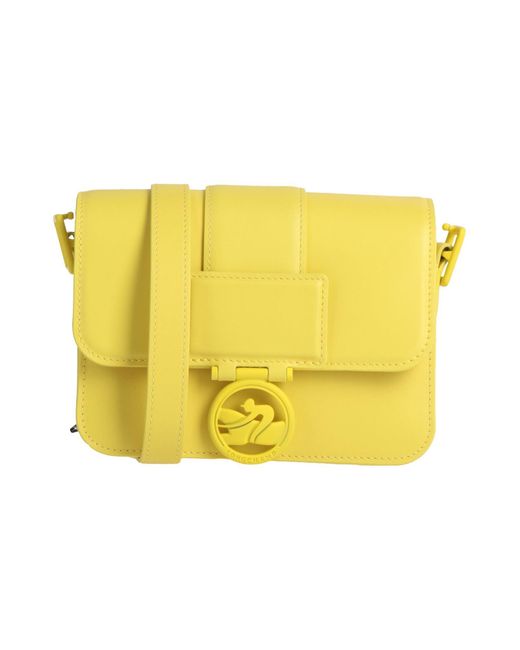Bolso con bandolera Longchamp de color Yellow
