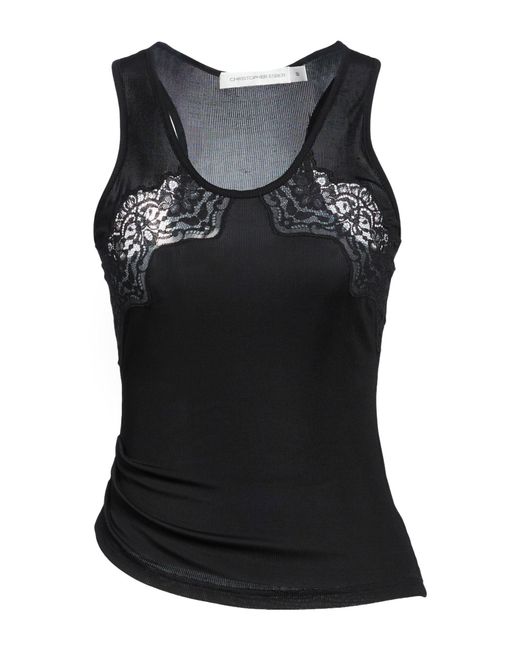 Christopher Esber Black Tank Top