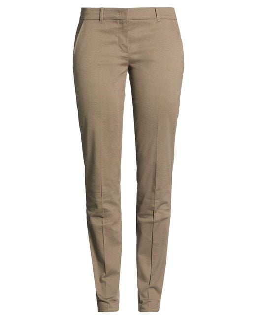 Max Mara Natural Pants Cotton, Elastane