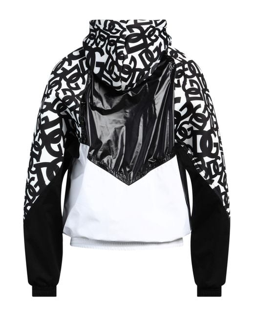 Dolce & Gabbana Black Jacket Polyester, Cotton, Polyurethane, Polyamide, Elastane for men
