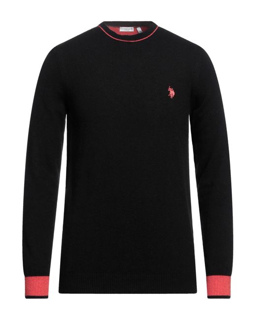 Pullover U.S. POLO ASSN. de hombre de color Black