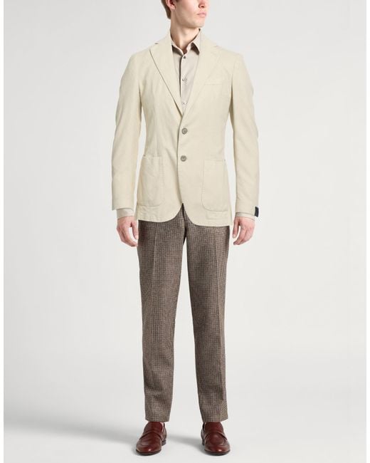 Santaniello Natural Blazer Cotton, Polyamide for men