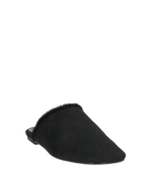 Jude Black Mules & Clogs