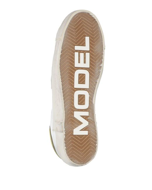 Philippe Model White Trainers for men