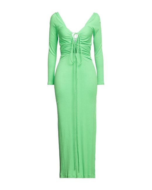 Vestito Midi di Lama Jouni in Green