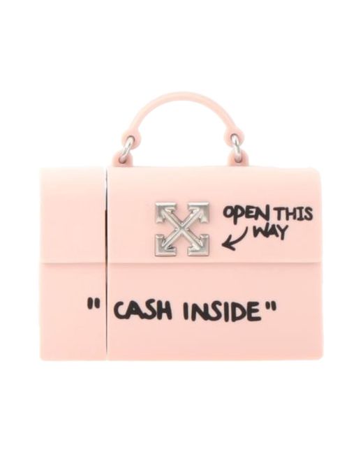 Off-White c/o Virgil Abloh Pink Off- -- Light Covers & Cases Rubber