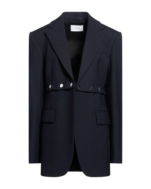 Sportmax Blue Midnight Blazer Virgin Wool