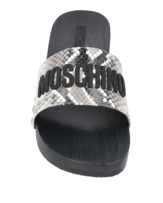 Moschino White Sandals for men