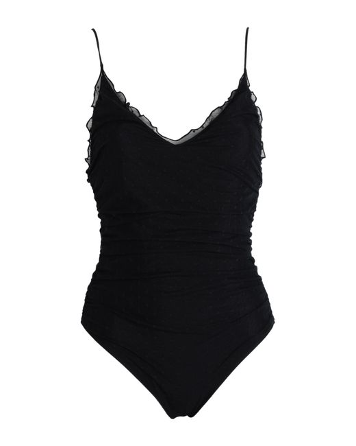 Mc2 Saint Barth Black One-piece Swimsuit