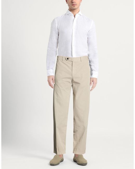 Cellar Door Natural Khaki Pants Cotton for men