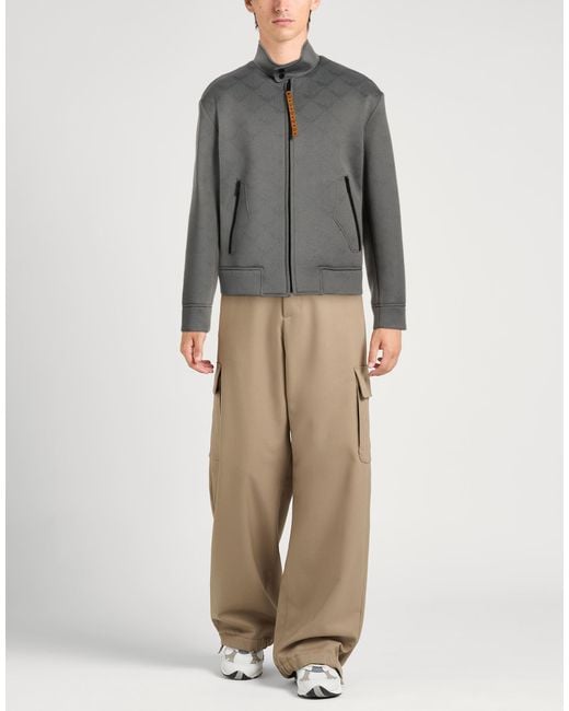 MCM Gray Sweatshirt Polyamide, Cotton for men