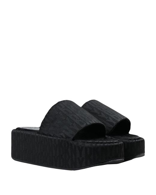 DKNY Black Sandale