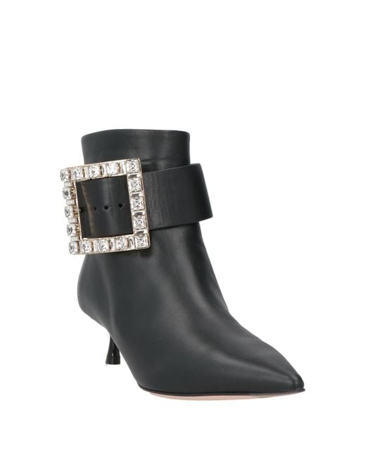 Roger Vivier Black Ankle Boots
