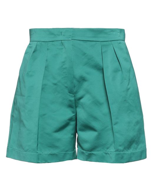 Max Mara Green Shorts & Bermuda Shorts