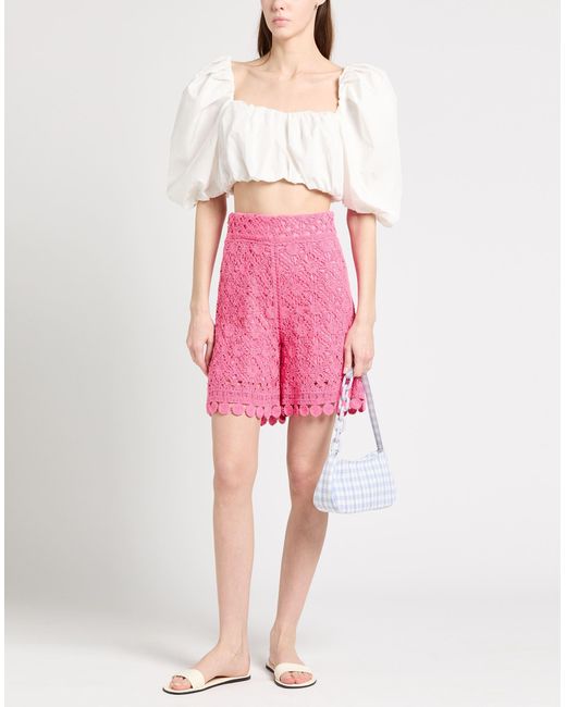 Maliparmi Pink Shorts & Bermuda Shorts