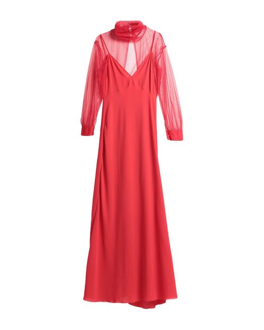 be Blumarine Red Maxi Dress