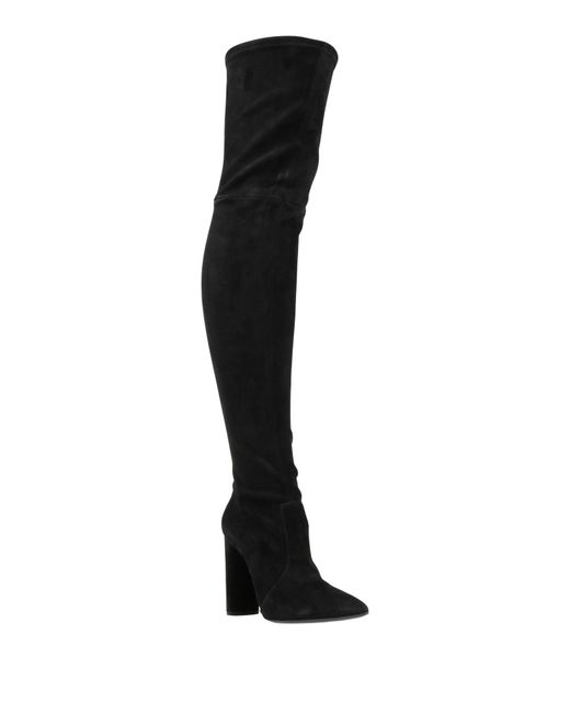 Casadei Black Boot Leather