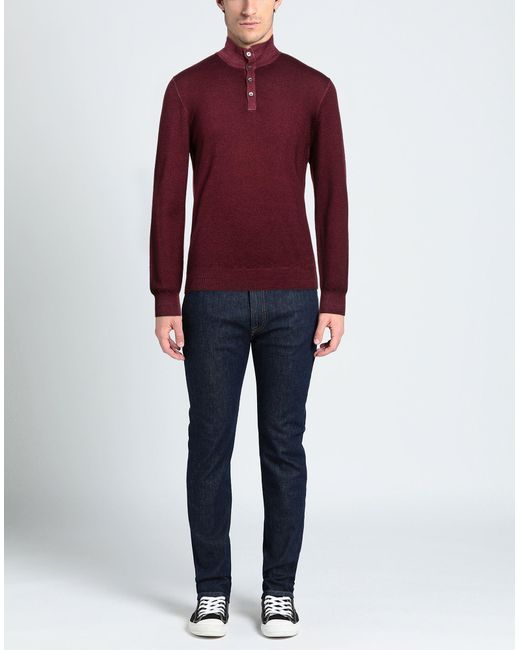 Gran Sasso Red Turtleneck for men