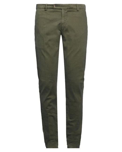 Berwich Green Military Pants Cotton, Elastane for men