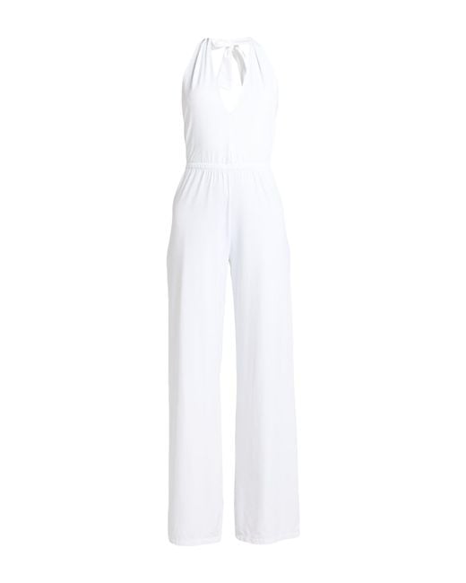 Fisico White Jumpsuit Polyamide, Elastane