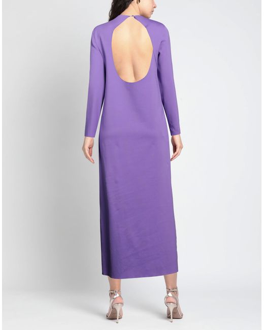 Tibi Purple Maxi Dress