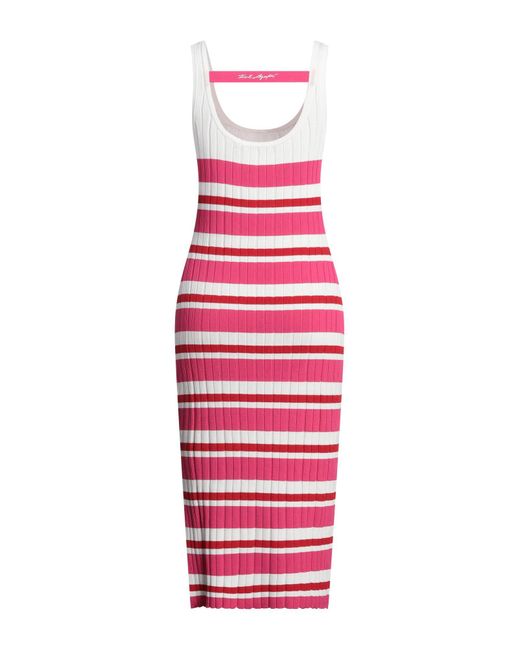 Karl Lagerfeld Red Midi-Kleid