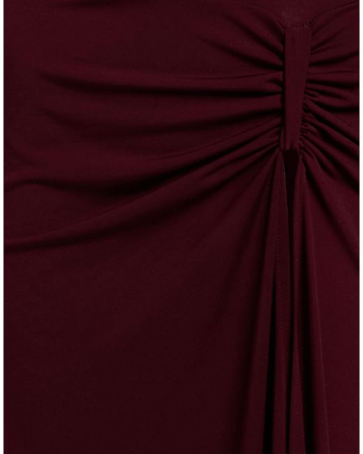 Kontatto Red Maxi Dress Polyester, Elastane