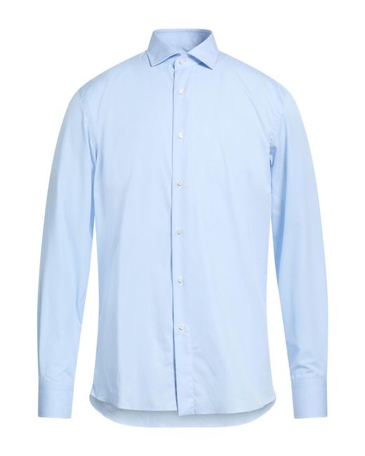 Caruso Blue Sky Shirt Cotton for men